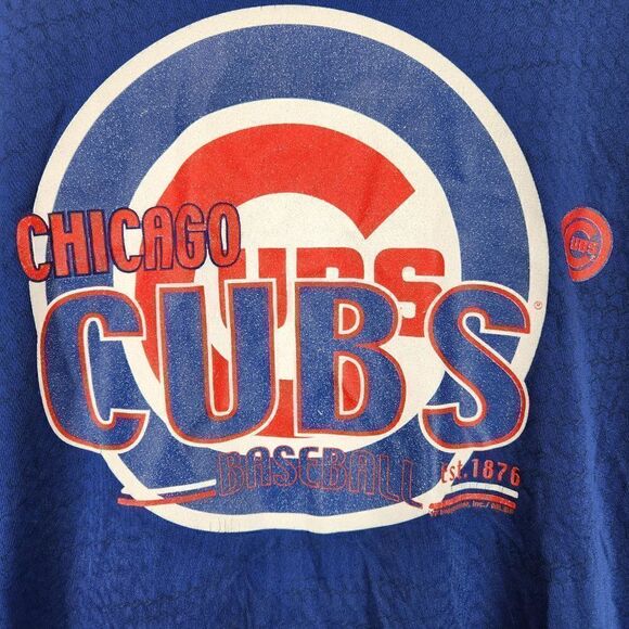 MLB Mens Chicago Cubs Baseball TX3 Cool Performance Shirt M genuine merchandise - Picture 5 of 7